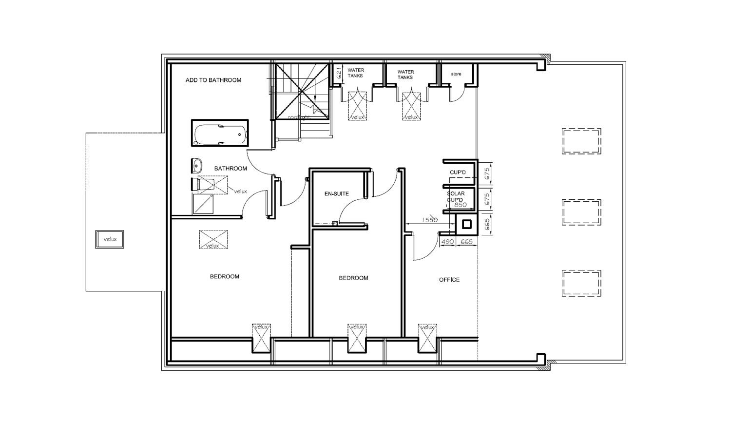 Somerset 4-bedroom Eco friendly Sip house  - First Floor Plan