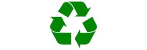 Green arrows symbolising that we are an eco-friendly business