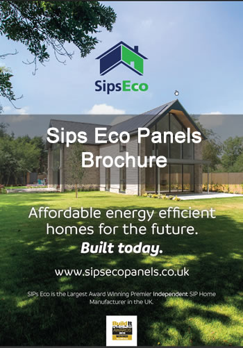 Front cover of the Sips Eco Panels Brochure