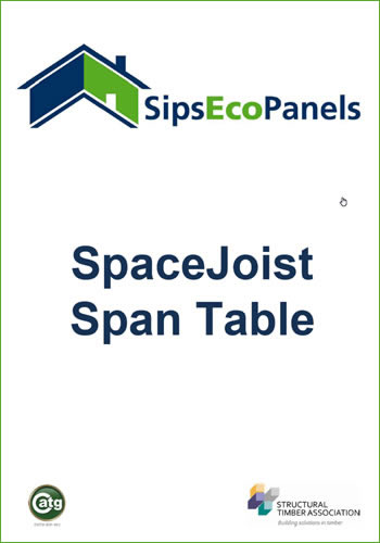 Space Joist Span Table manual for Sips construction