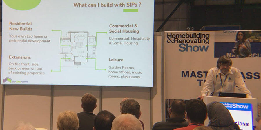 Sips Eco masterclass on “The advantages of building with SIPs”. Sips Eco masterclass on “The advantages of building with SIPs”.